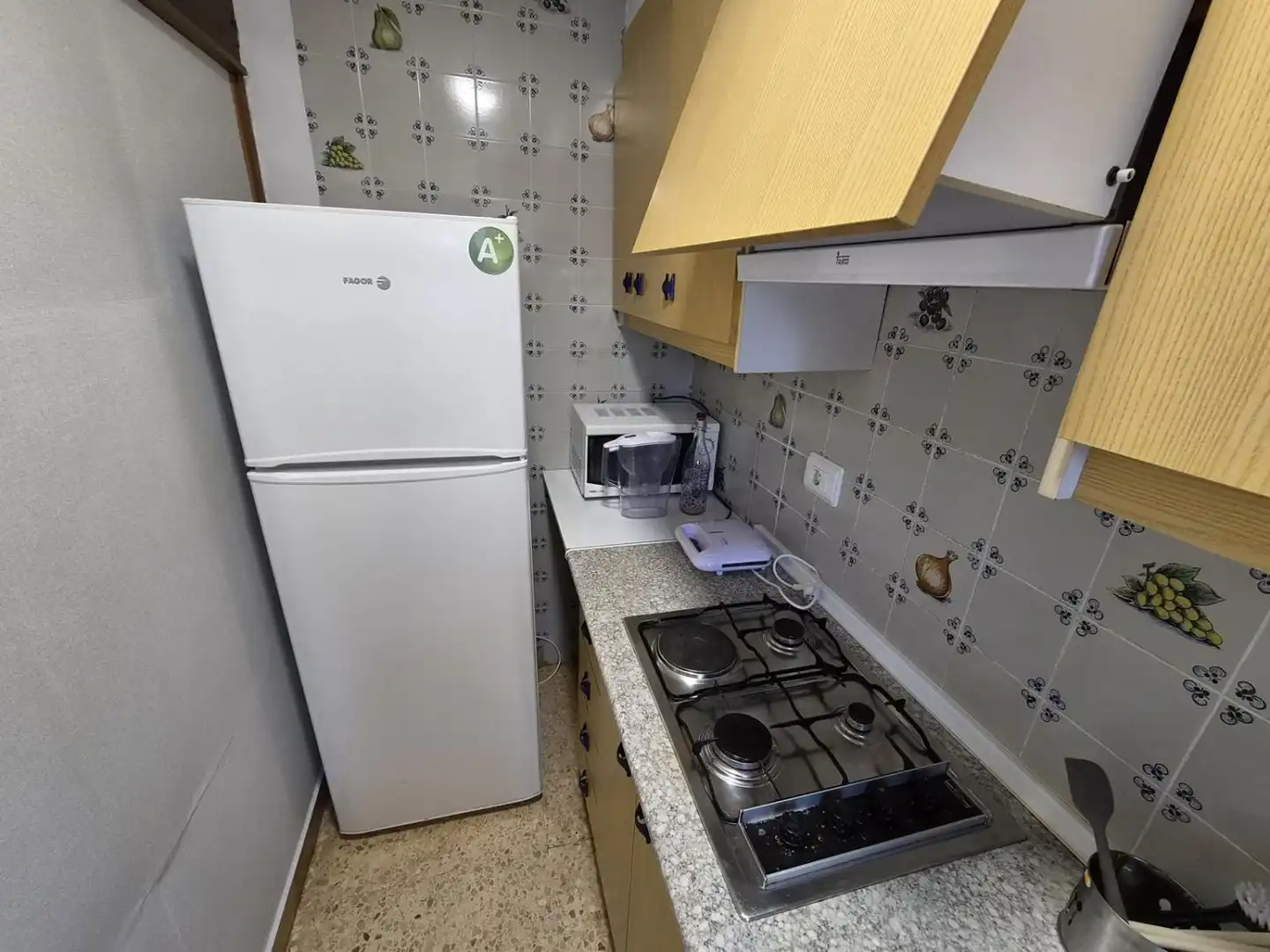 Cocina de Apartamento de alquiler en Benicasim / Benicàssim con Terraza y Amueblado