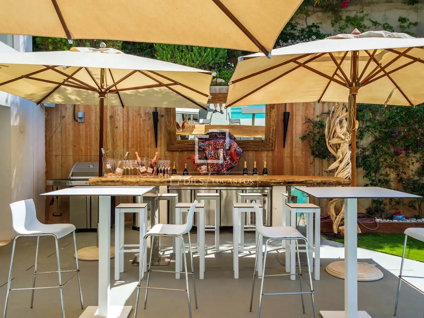 Terraza de Casa o chalet en venta en Santa Eulària des Riu con Aire acondicionado, Calefacción y Jardín privado