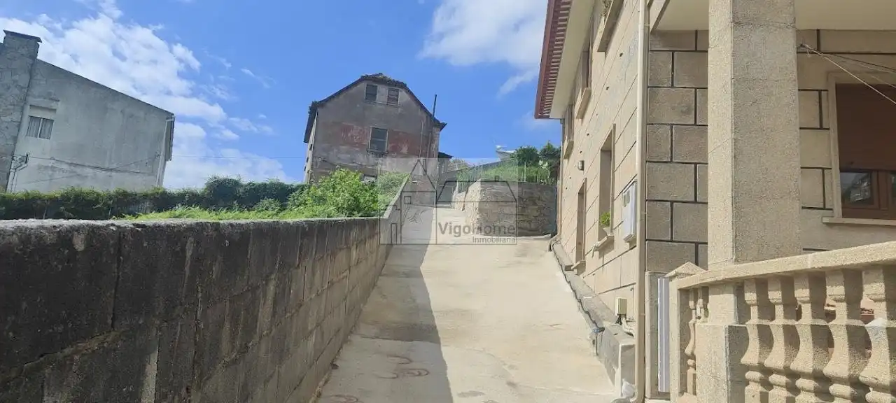 Exterior view of Houses for sale in Moaña  with Private garden