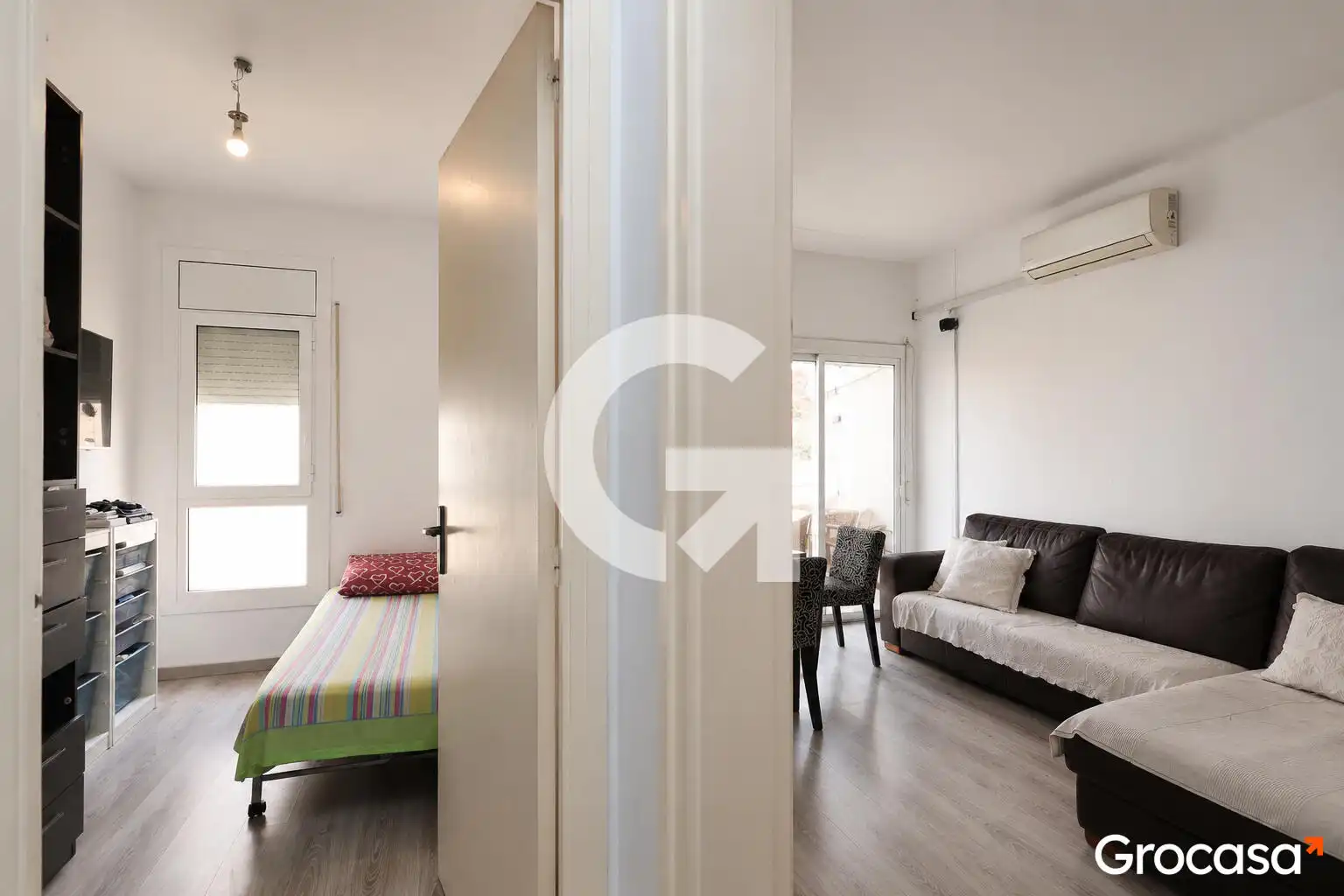 Bedroom of Flat for sale in Gavà  with Air Conditioner, Oven and Balcony
