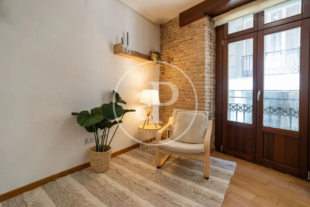 Sala de estar de Piso de alquiler en Valencia con Aire acondicionado, Calefacción y Terraza
