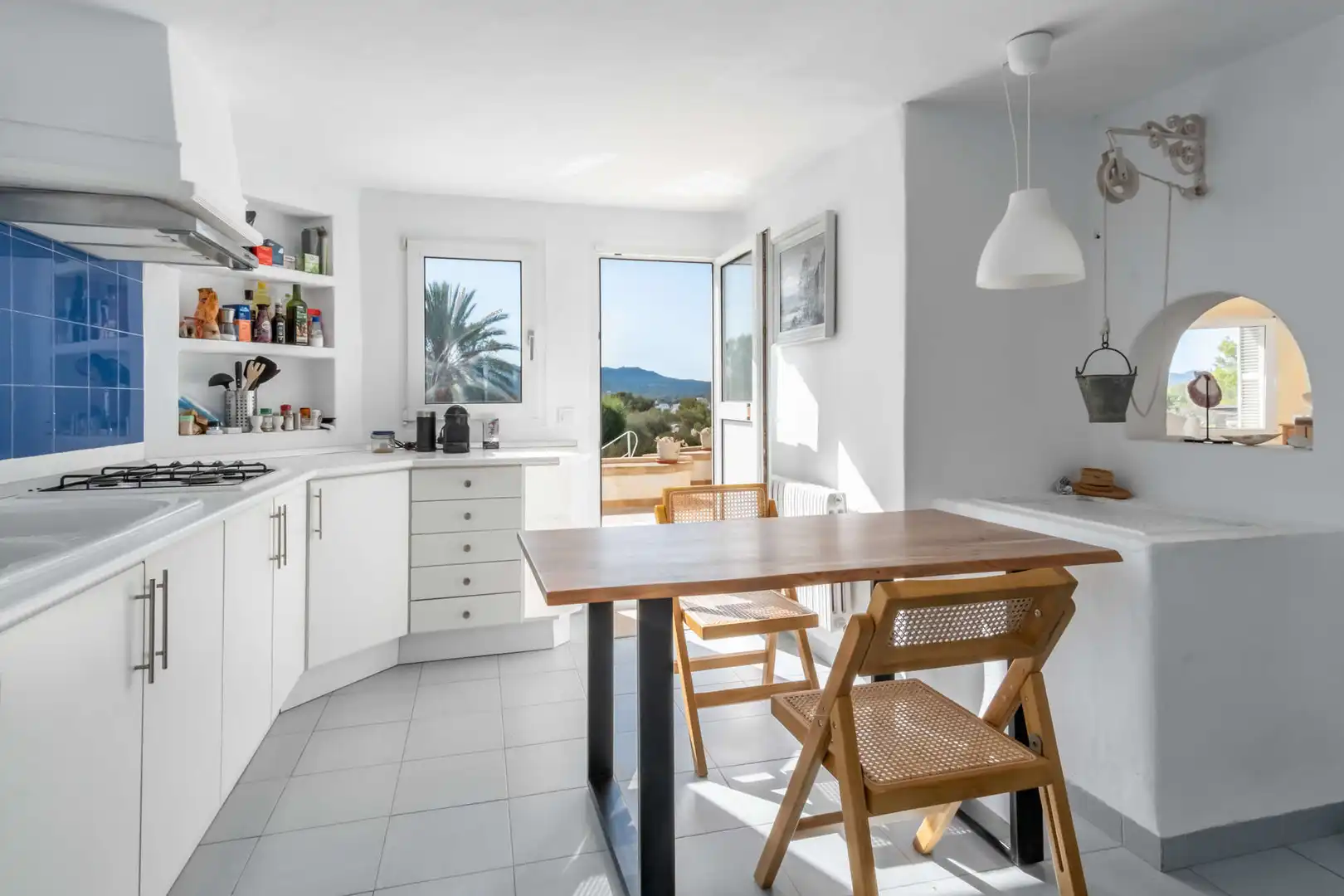 Cuina de Casa o xalet en venda en Felanitx amb Aire condicionat, Terrassa i Moblat