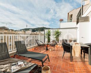 Terrace of Attic to rent in  Barcelona Capital  with Air Conditioner, Heating and Terrace