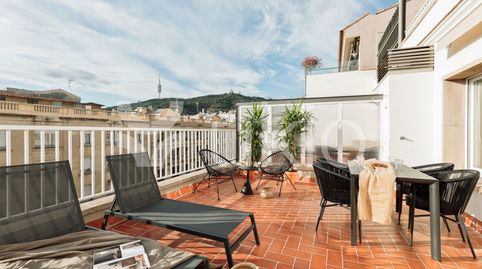 Ático de 1 habitación con oficina y terraza en Sant Gervasi