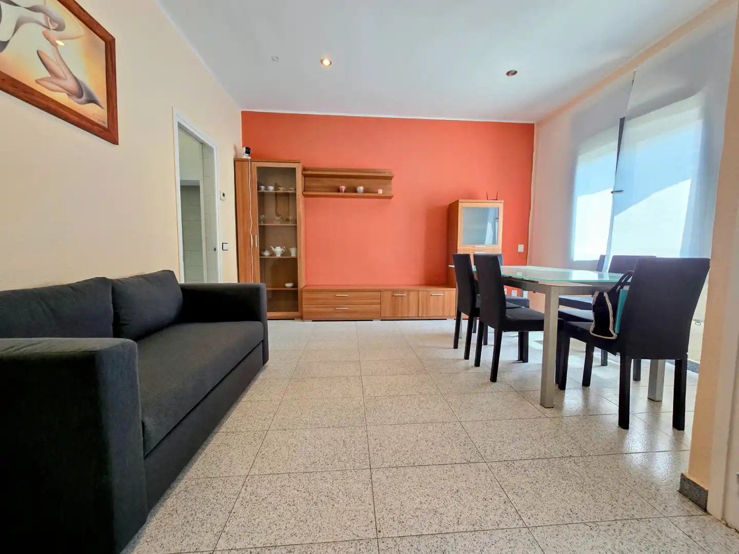Sala d'estar de Casa adosada en venda en Manlleu amb Calefacció, Jardí privat i Terrassa