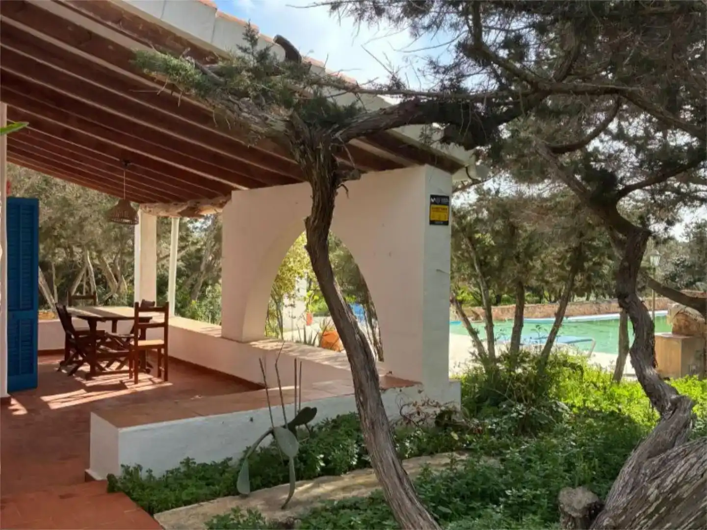 Terraza de Casa o chalet en venta en Formentera con Aire acondicionado, Jardín privado y Parquet