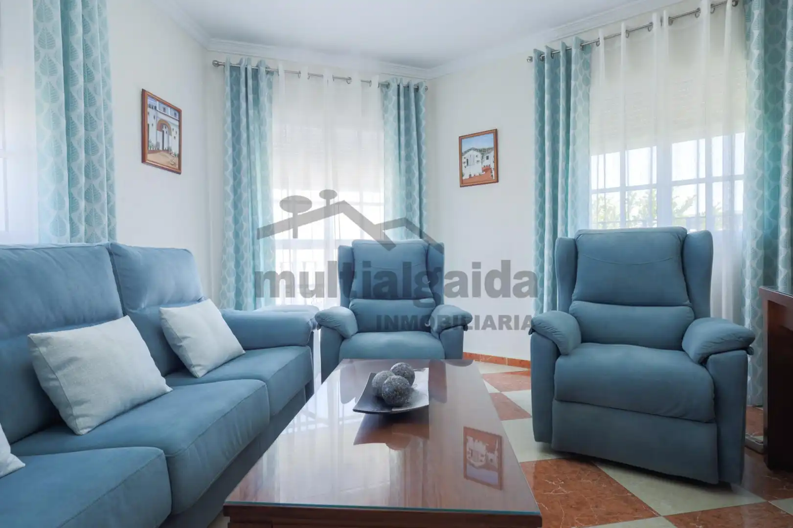Sala de estar de Casa o chalet en venta en Arcos de la Frontera con Aire acondicionado, Terraza y Trastero