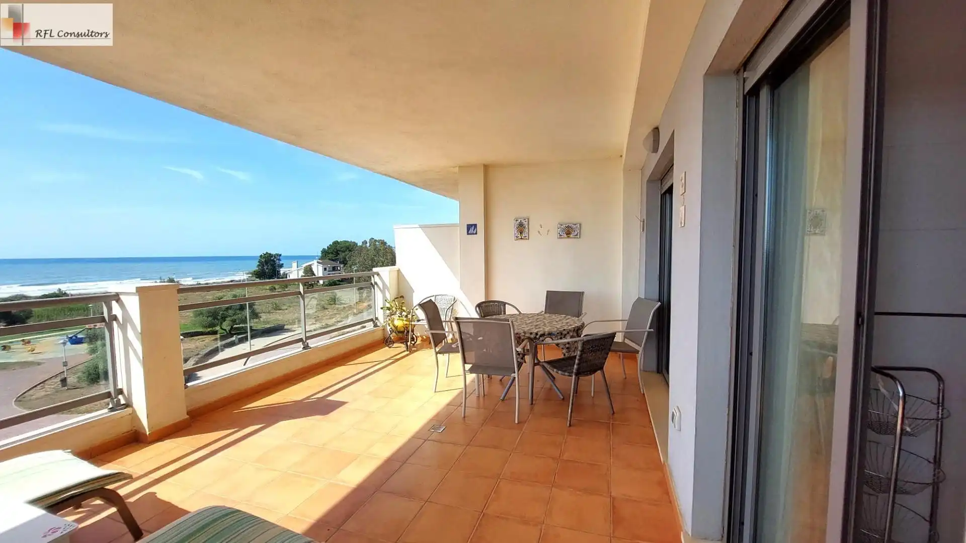 Terraza de Apartamento de alquiler en Torreblanca con Jardín privado, Terraza y Amueblado
