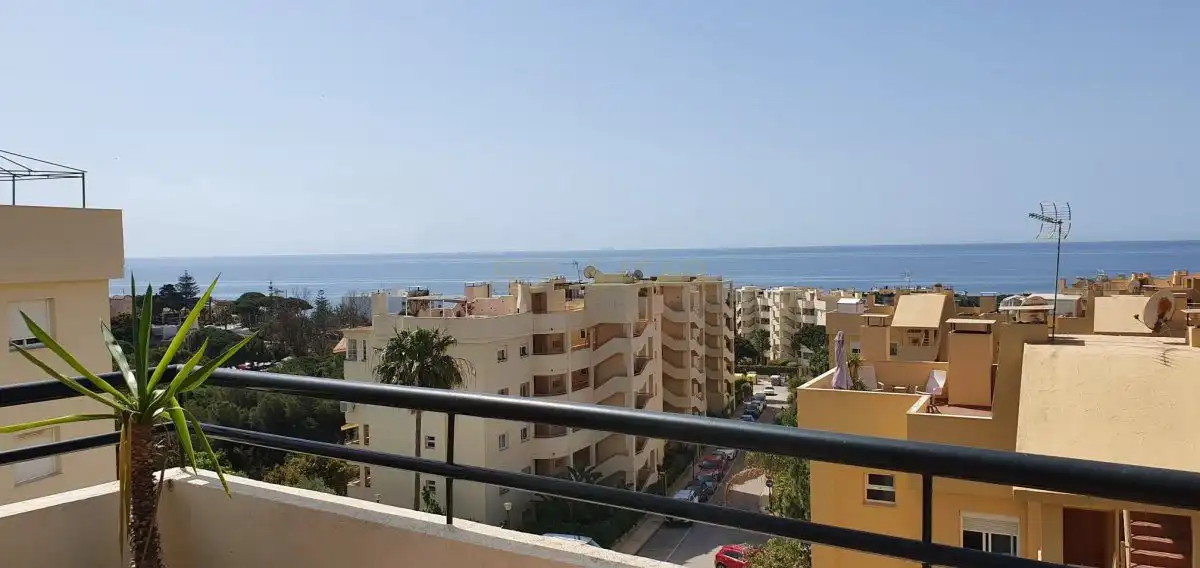 Außenansicht von Dachboden zur Miete in Mijas mit Klimaanlage, Heizung und Terrasse