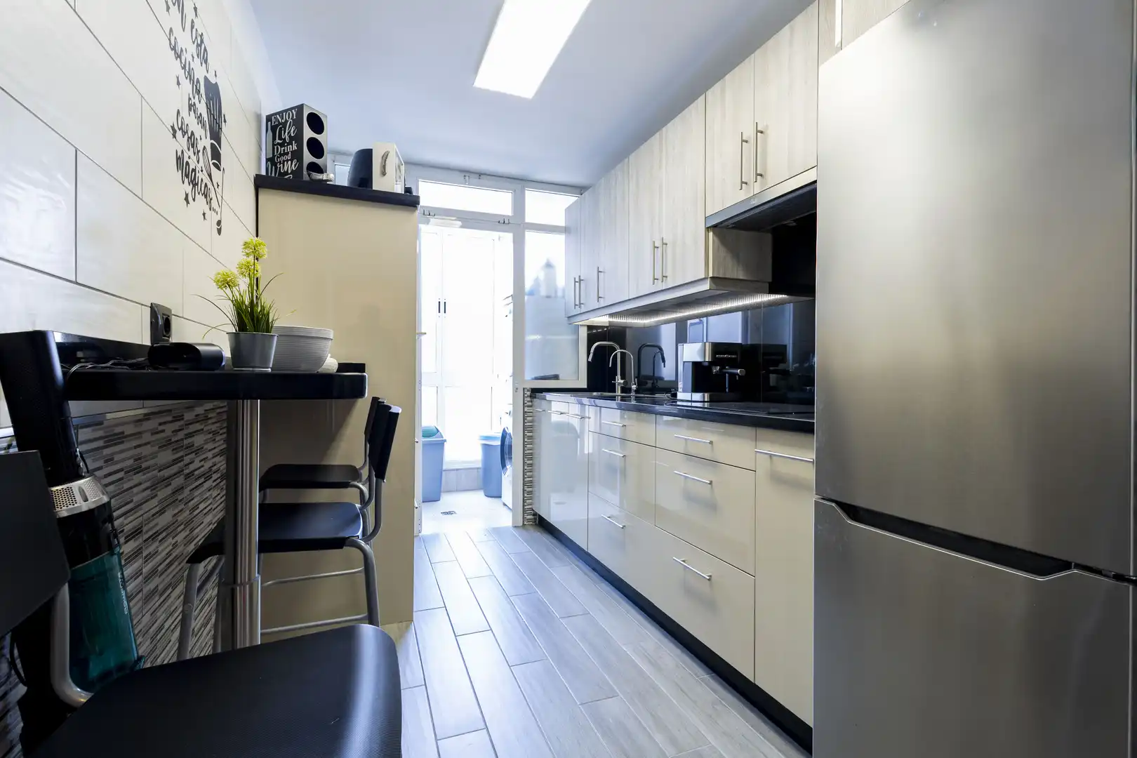 Kitchen of Flat for sale in San Cristóbal de la Laguna  with Storage room, Furnished and Balcony