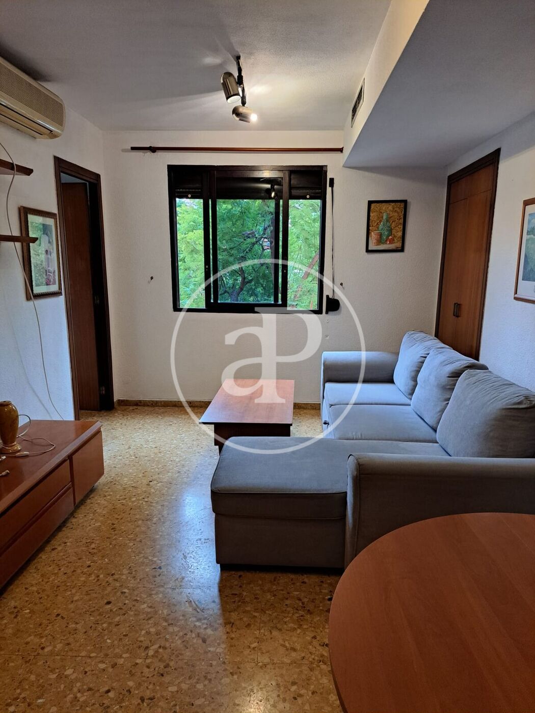Living room of Flat to rent in  Valencia Capital  with Air Conditioner, Heating and Furnished