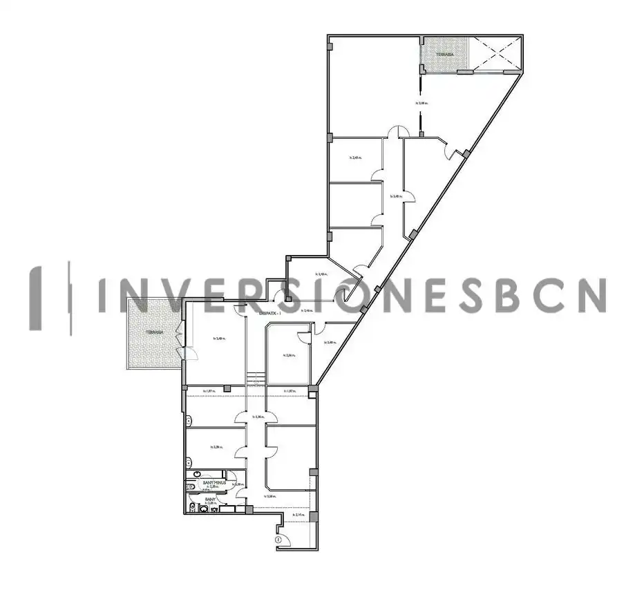 Büro mit Aufzug zur Miete in Carrer Bruc, imagen 23