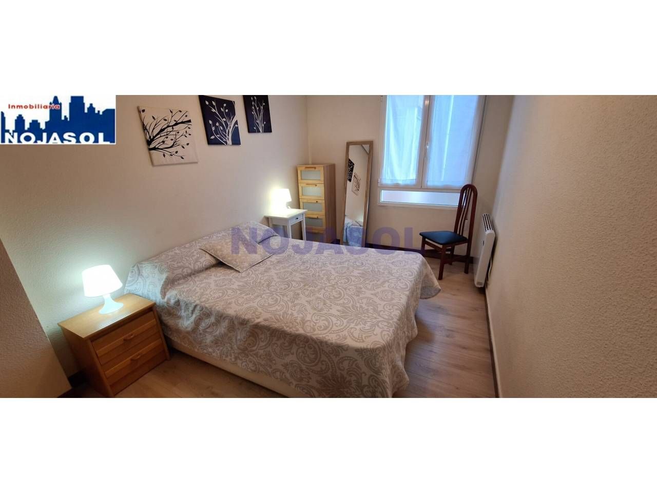 Dormitori de Apartament de lloguer en Noja amb Calefacció i Moblat