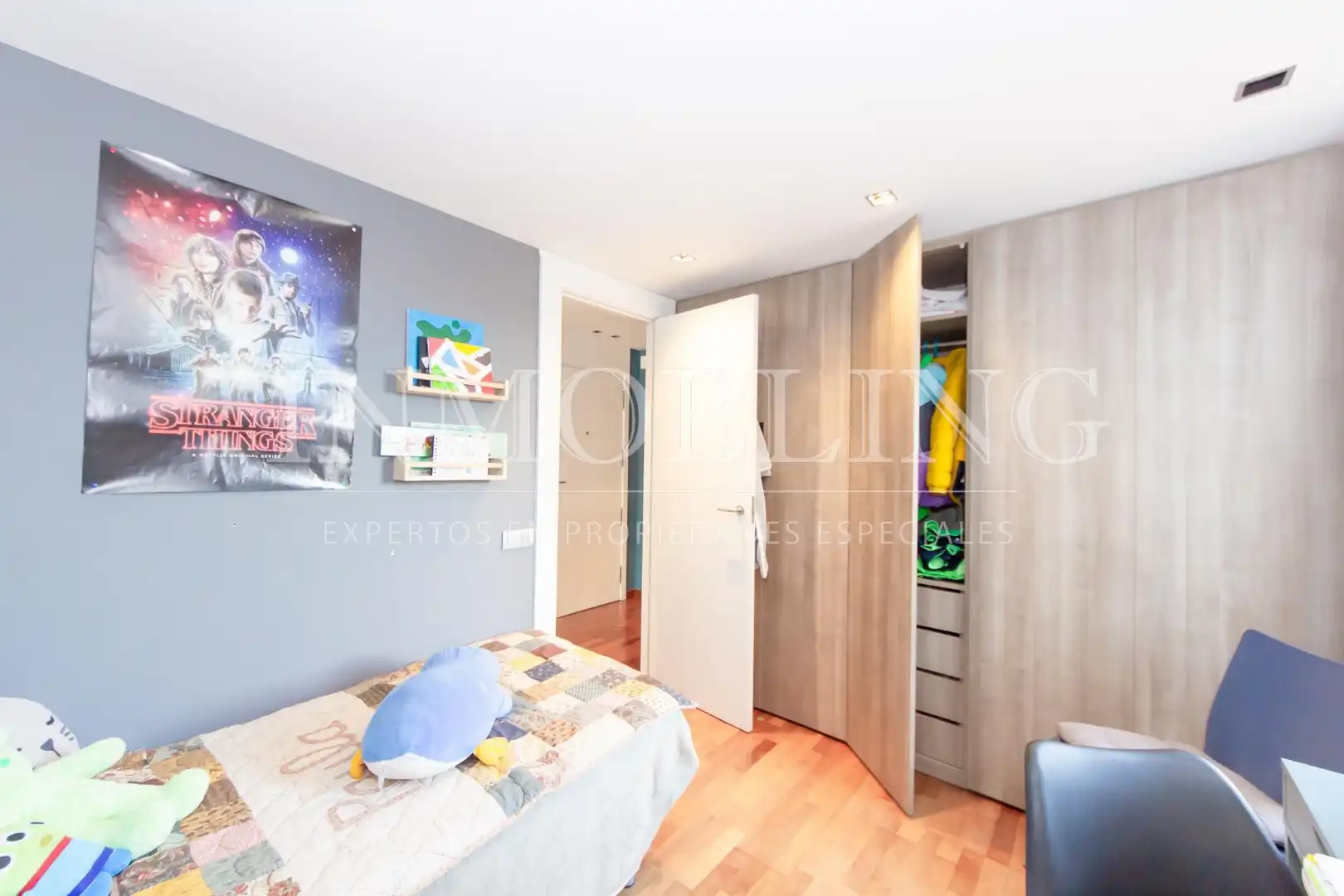 Schlafzimmer von Wohnung zum Verkauf in Mataró mit Klimaanlage, Heizung und Parkett