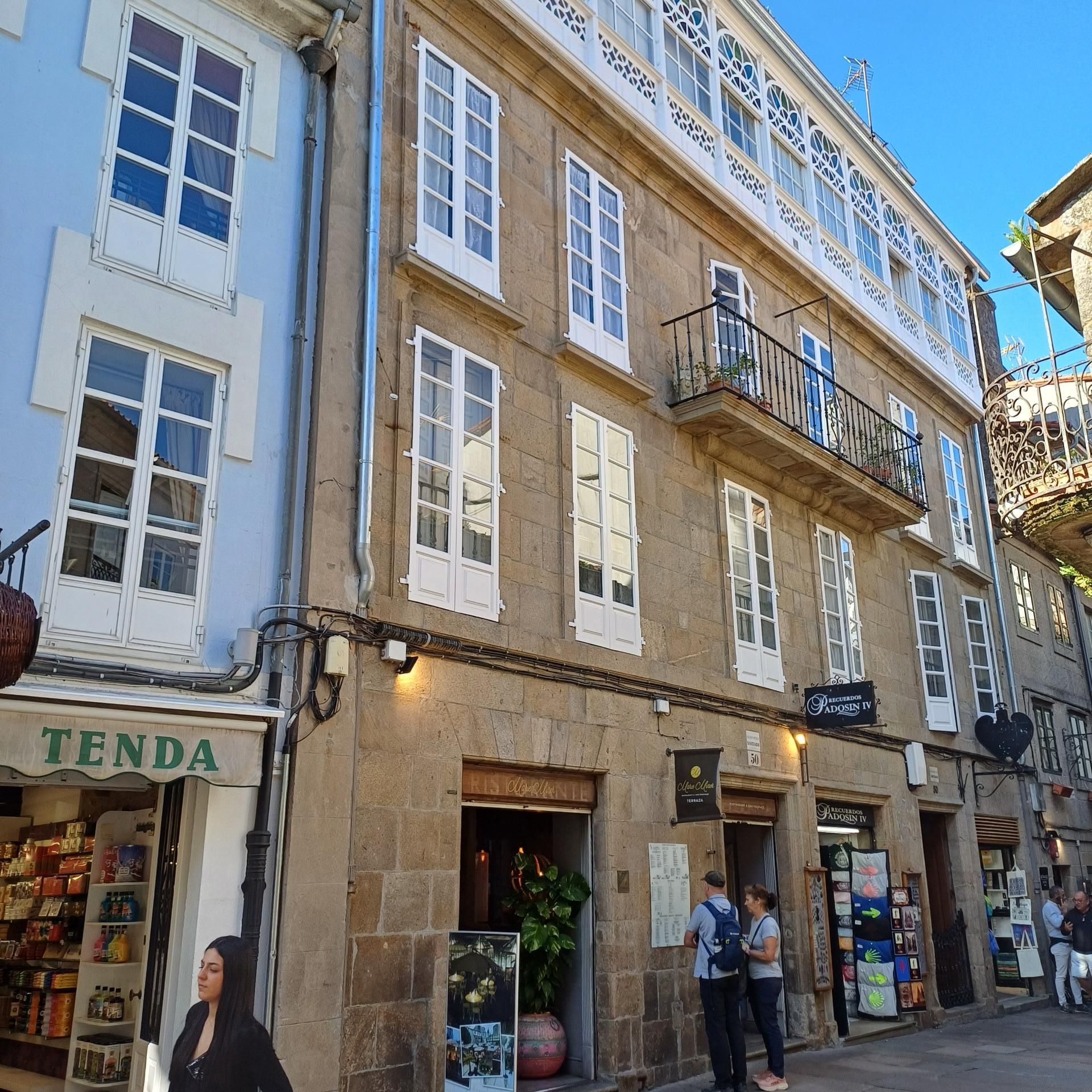 Exterior view of Flat for sale in Santiago de Compostela   with Heating and Balcony
