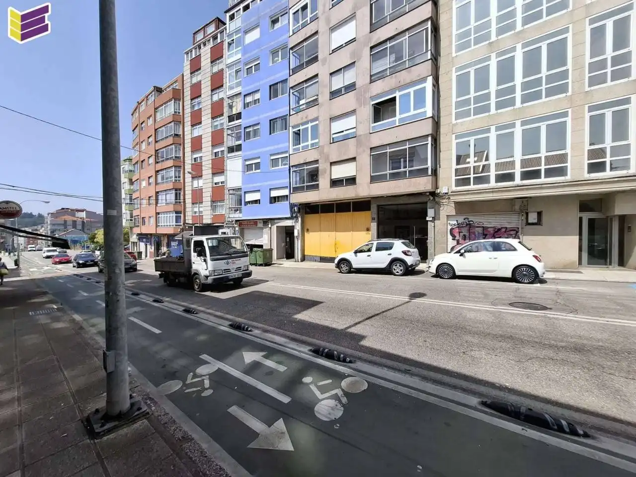 Exterior view of Buildings for sale in Vigo 