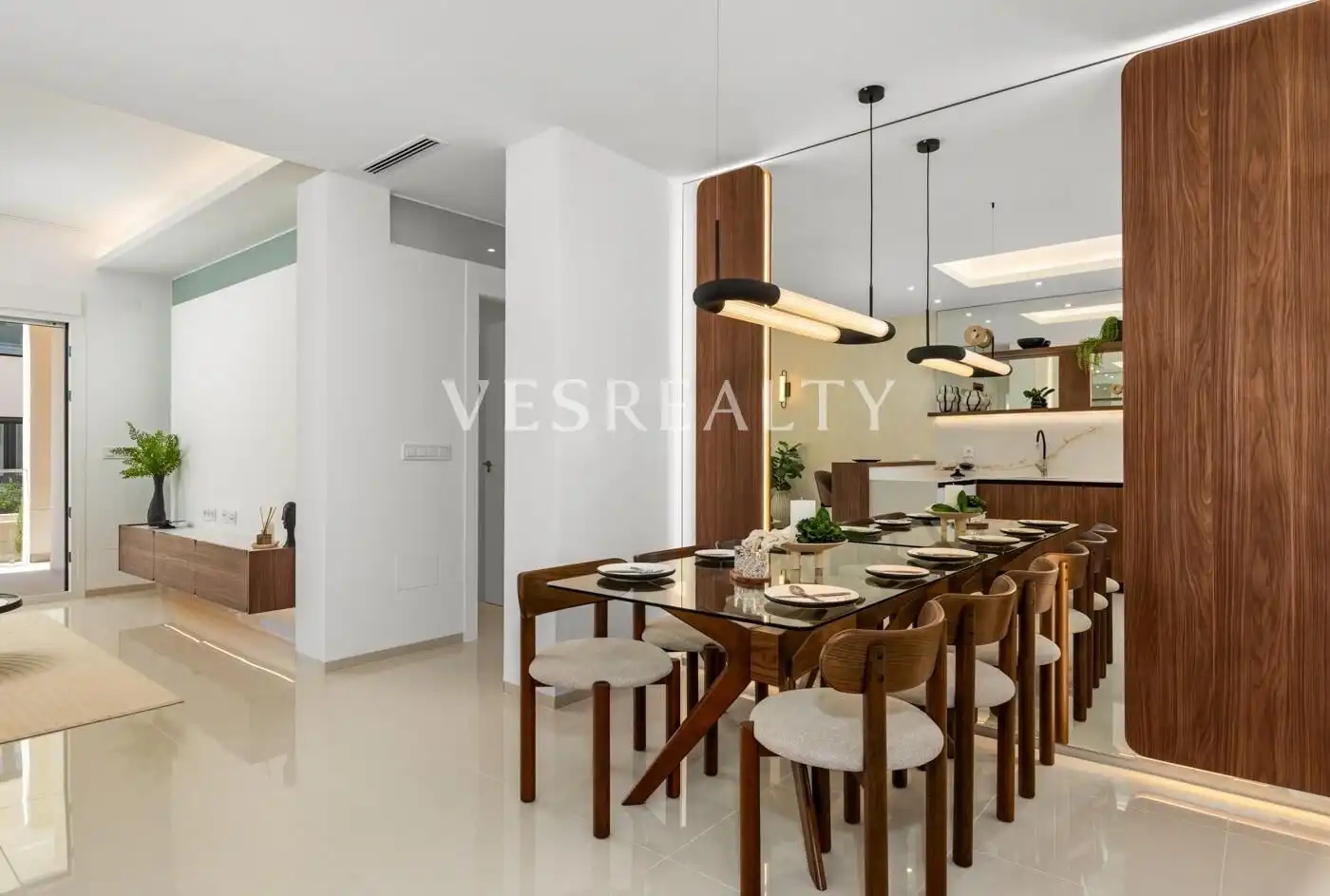 Menjador de Apartament en venda en Rojales amb Jardí privat, Traster i Piscina comunitària