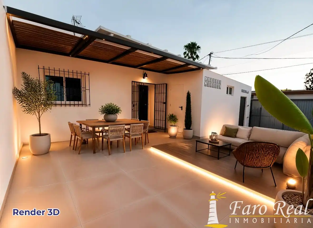 Terraza de Casa o chalet en venta en Chipiona con Aire acondicionado, Calefacción y Jardín privado