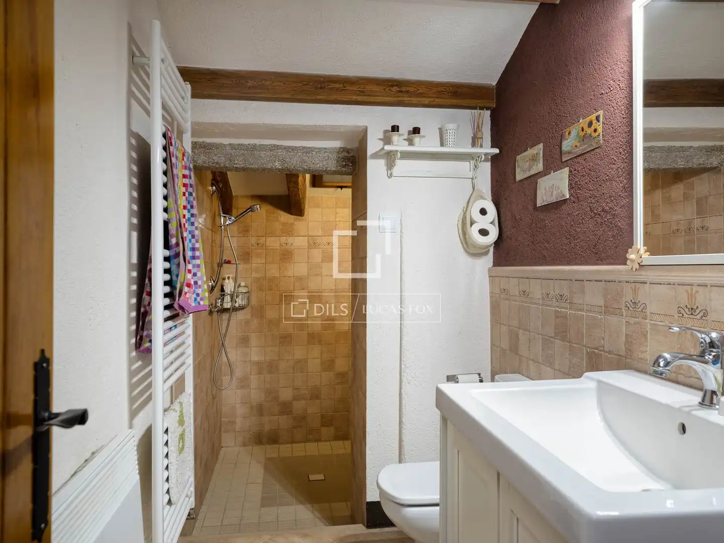 Baño de Finca rústica en venta en Arbúcies con Aire acondicionado, Calefacción y Jardín privado