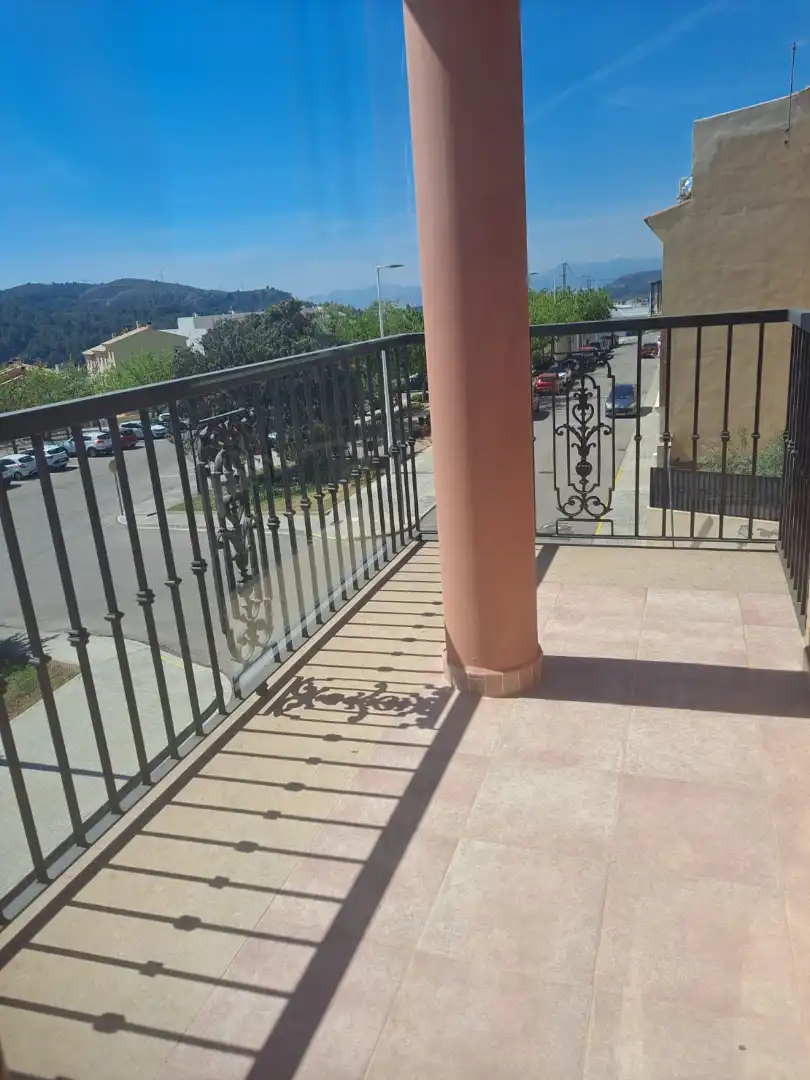 Balcony of Houses for sale in Borriol  with Air Conditioner, Private garden and Terrace