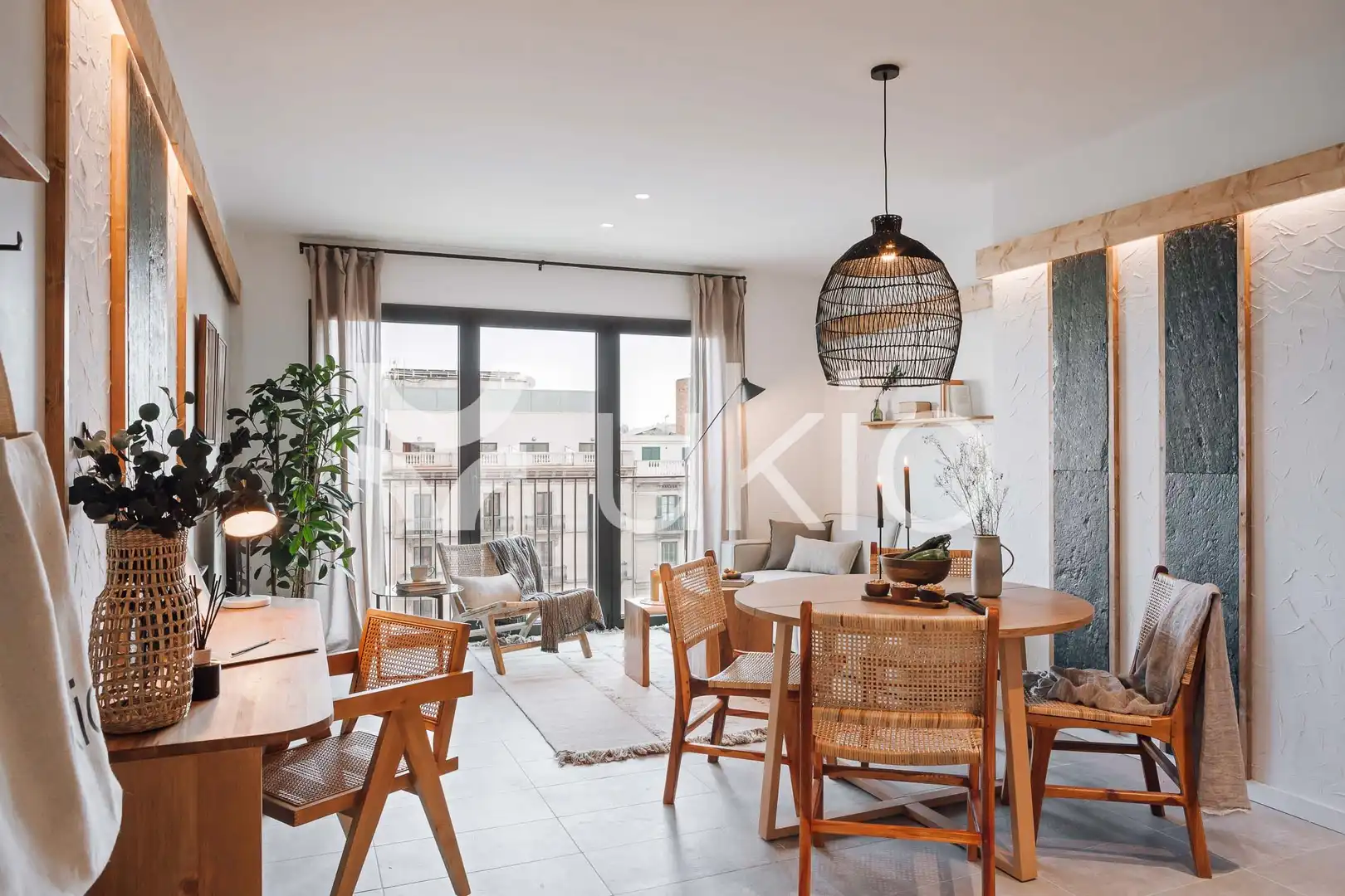 Living room of Apartments for rent in Barcelona  with Air Conditioner, Furnished and Oven
