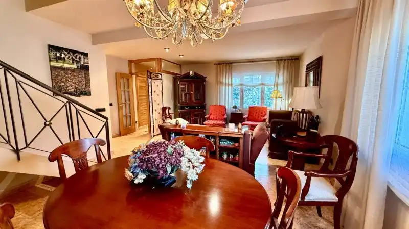 Dining room of Houses for sale in El Espinar  with Heating, Private garden and Terrace