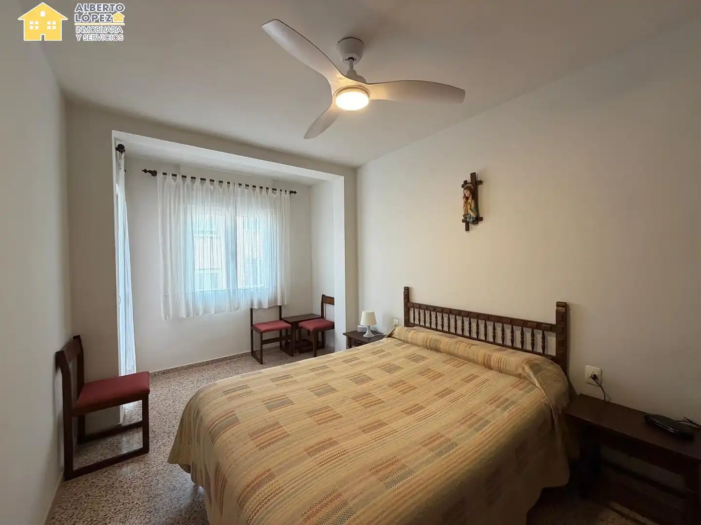 Bedroom of Flat for rent in Elche / Elx  with Terrace, Furnished and Balcony