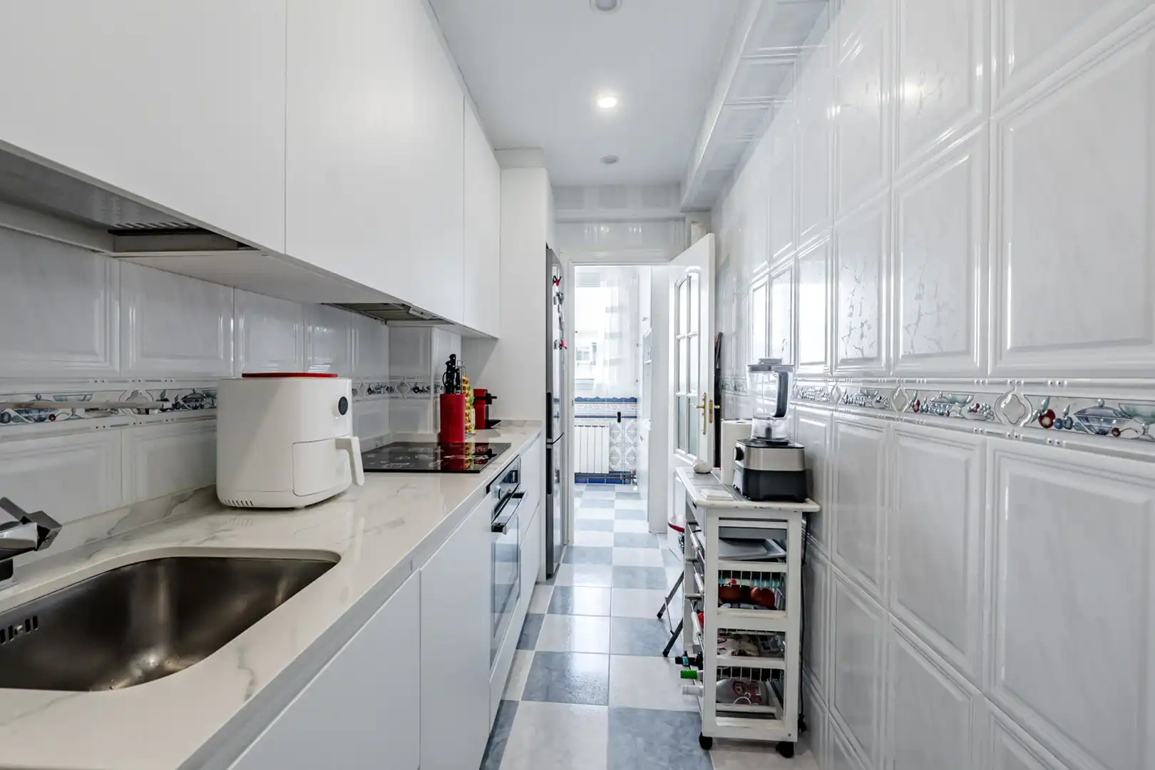 Kitchen of Flat for sale in Madrid  with Air Conditioner, Heating and Terrace