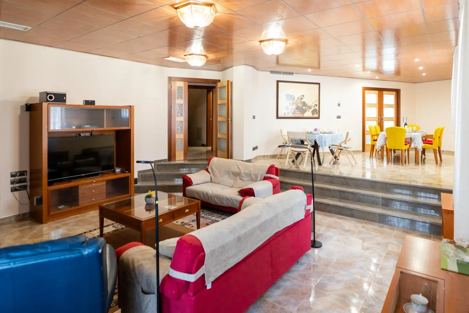 Sala de estar de Casa o chalet en venta en Albolote con Terraza, Trastero y Piscina