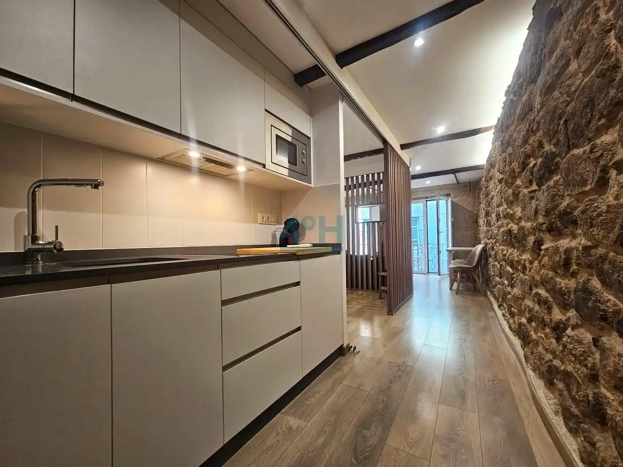 Kitchen of Study for rent in Ourense Capital   with Heating and Balcony
