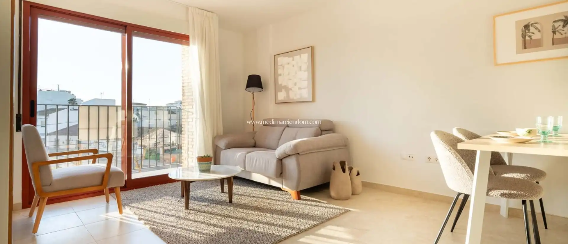 Sala de estar de Apartamento en venta en Murcia con Aire acondicionado, Calefacción y Terraza