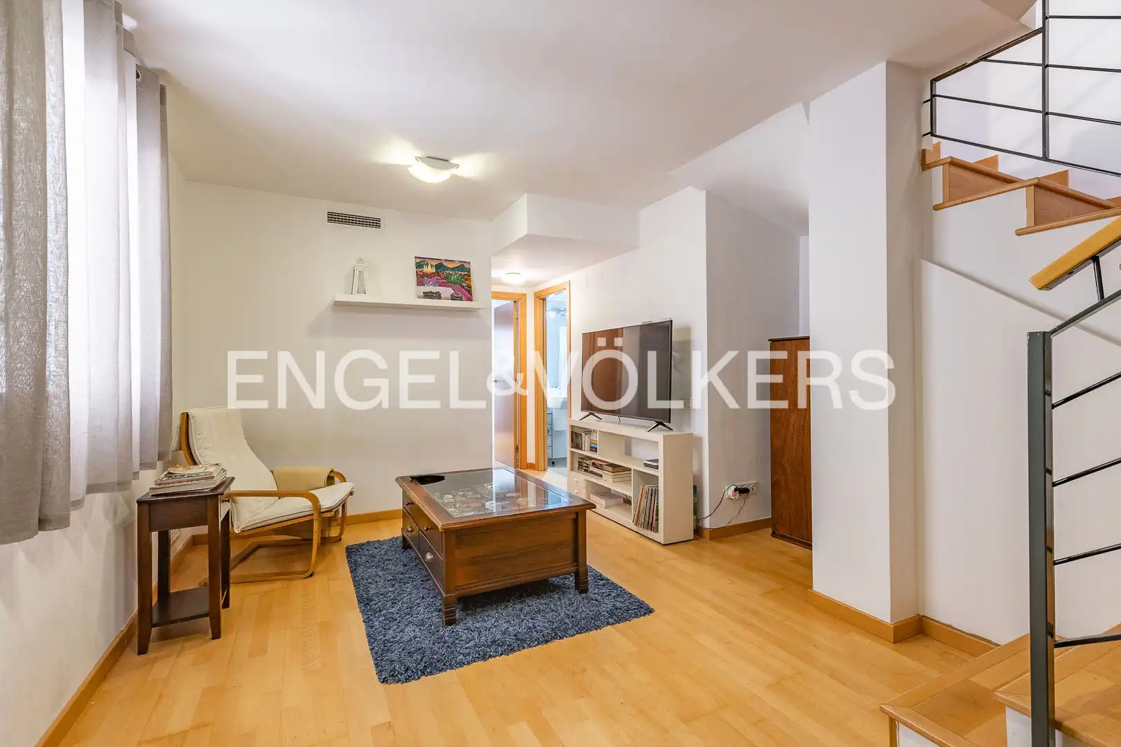 Sala de estar de Piso en venta en Barcelona con Aire acondicionado, Calefacción y Parquet