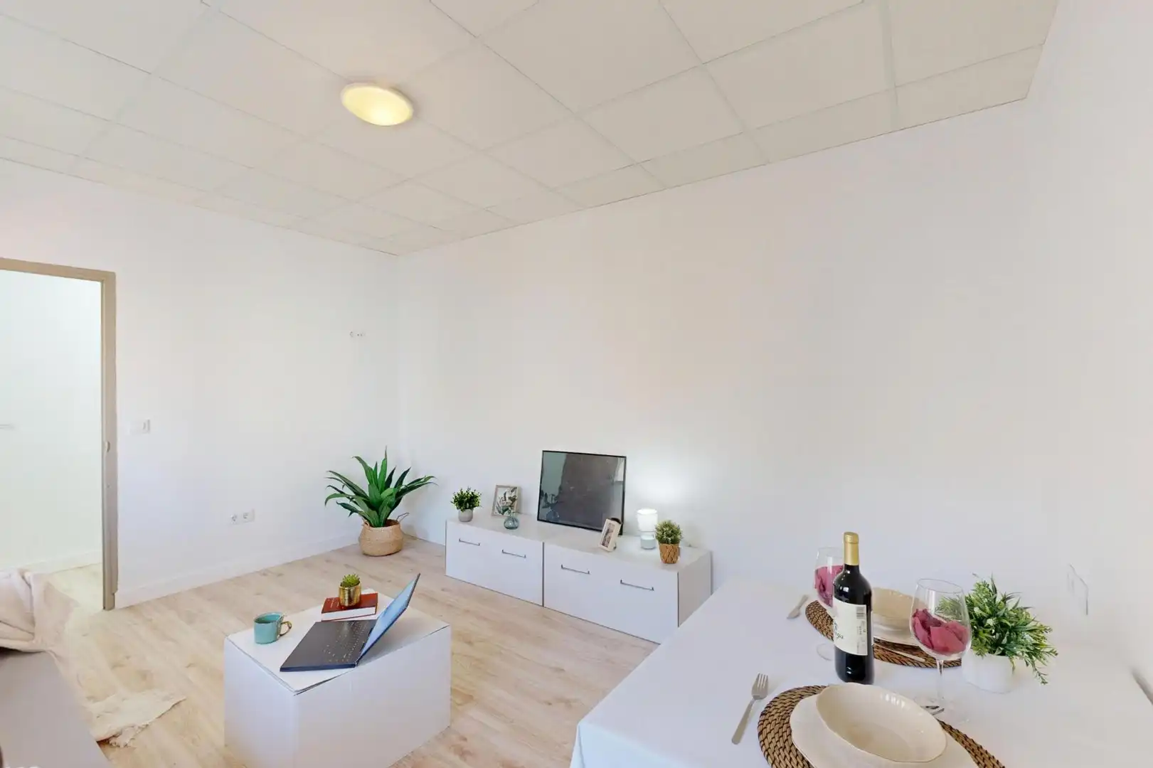 Wohnzimmer von Wohnung zum Verkauf in Cartagena mit Klimaanlage, Heizung und Balkon