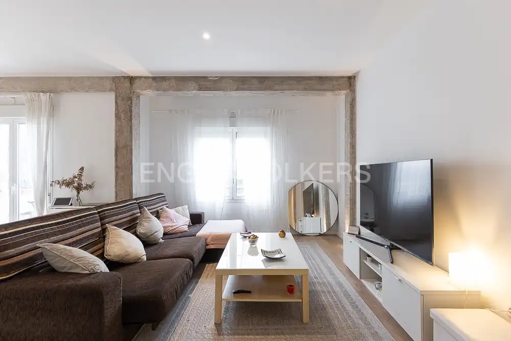 Living room of Flat for rent in Valencia  with Air Conditioner, Heating and Parquet flooring
