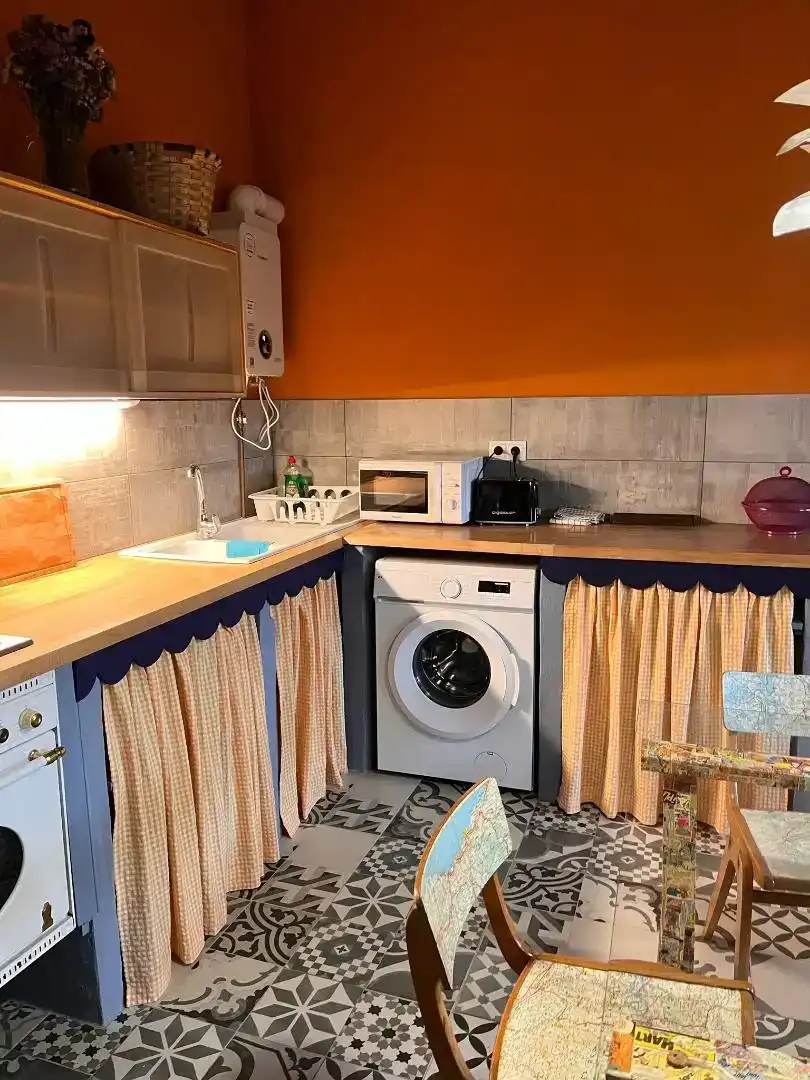 Kitchen of Apartments for rent in Pravia  with Private garden, Furnished and Balcony
