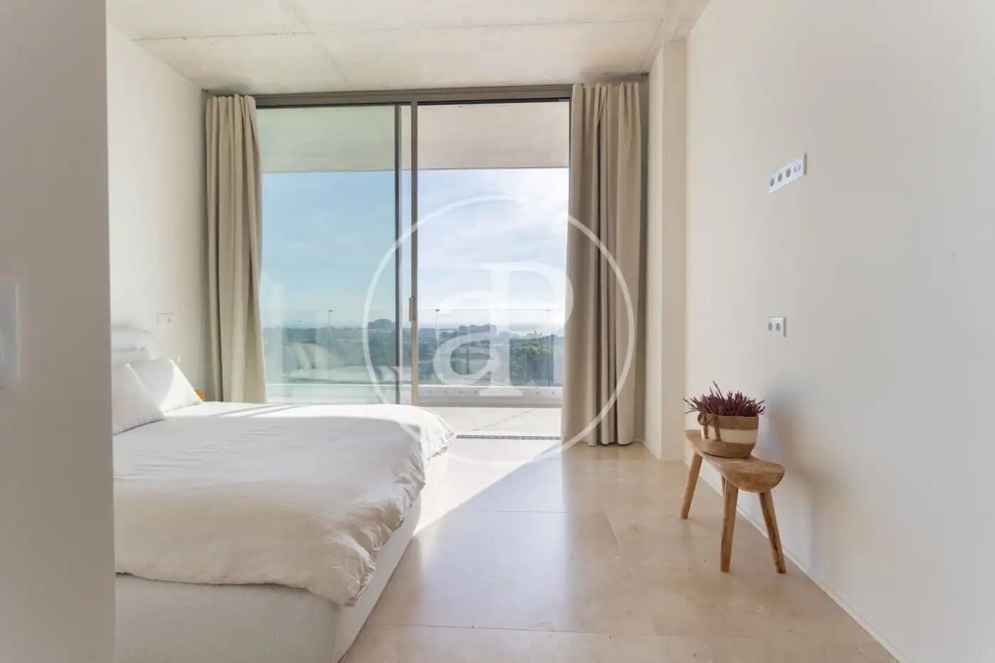 Bedroom of Houses for rent in Sitges  with Air Conditioner, Heating and Private garden