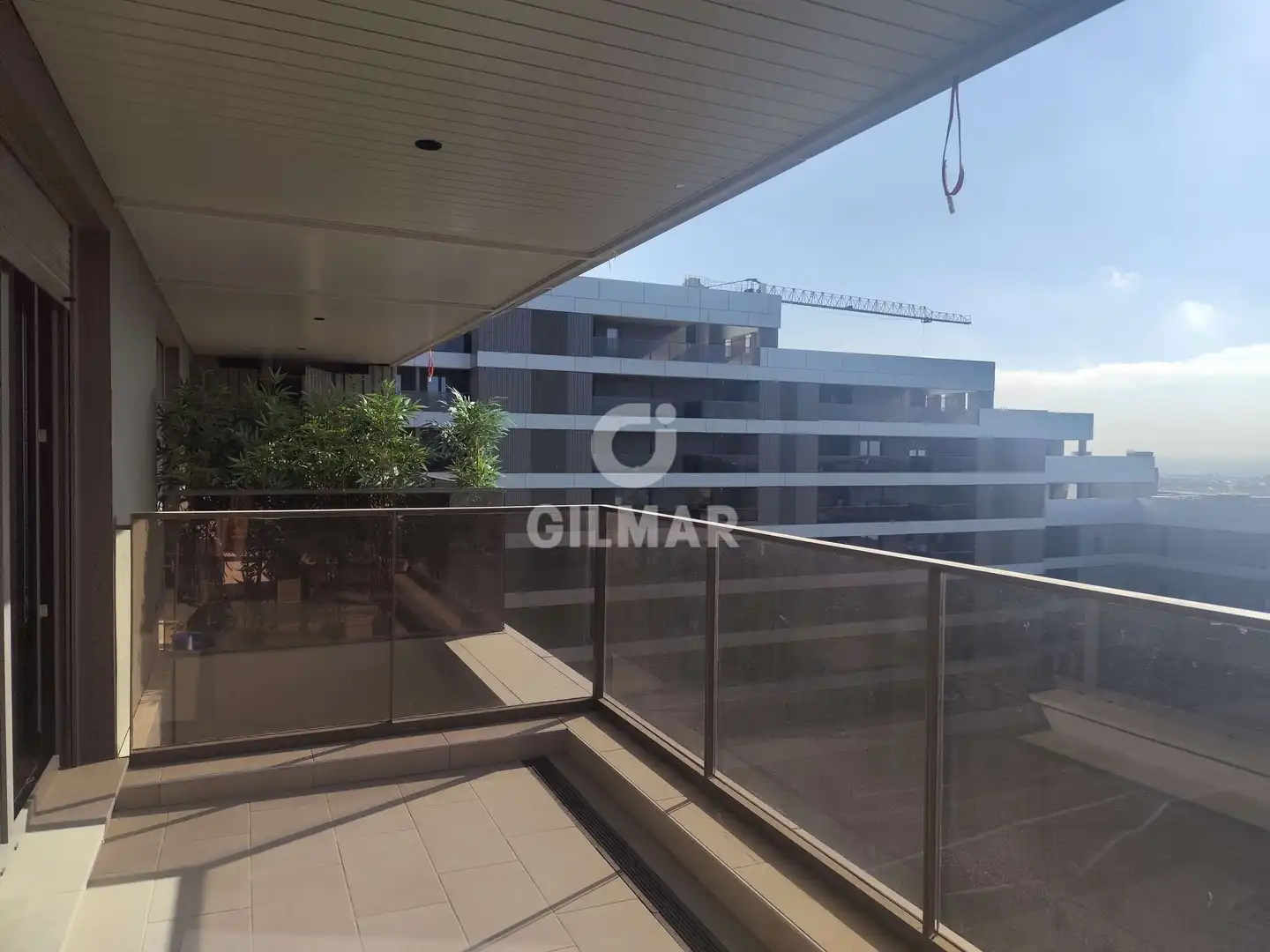 Terraza de Piso de alquiler en Tomares con Calefacción, Jardín privado y Trastero