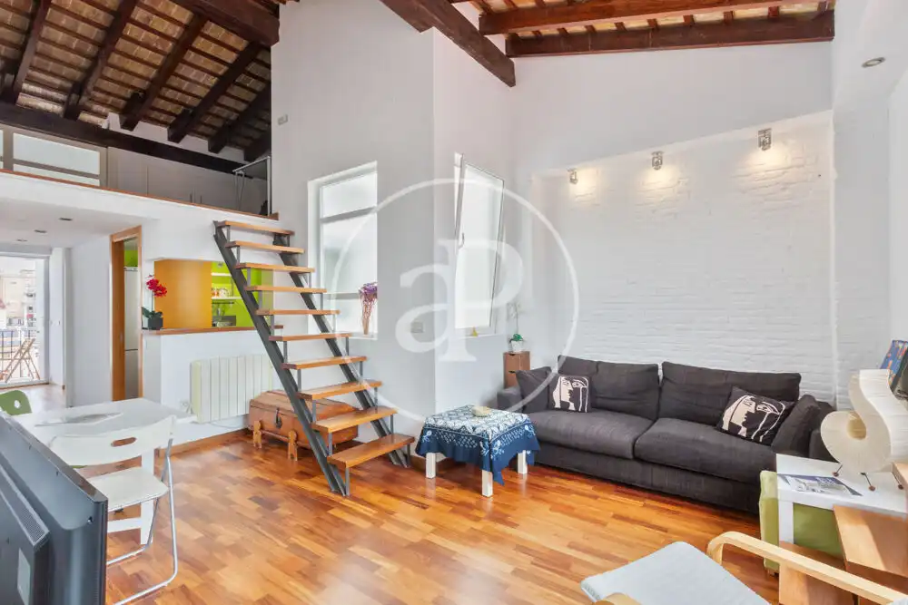 Sala de estar de Ático en venta en Valencia con Aire acondicionado, Calefacción y Terraza