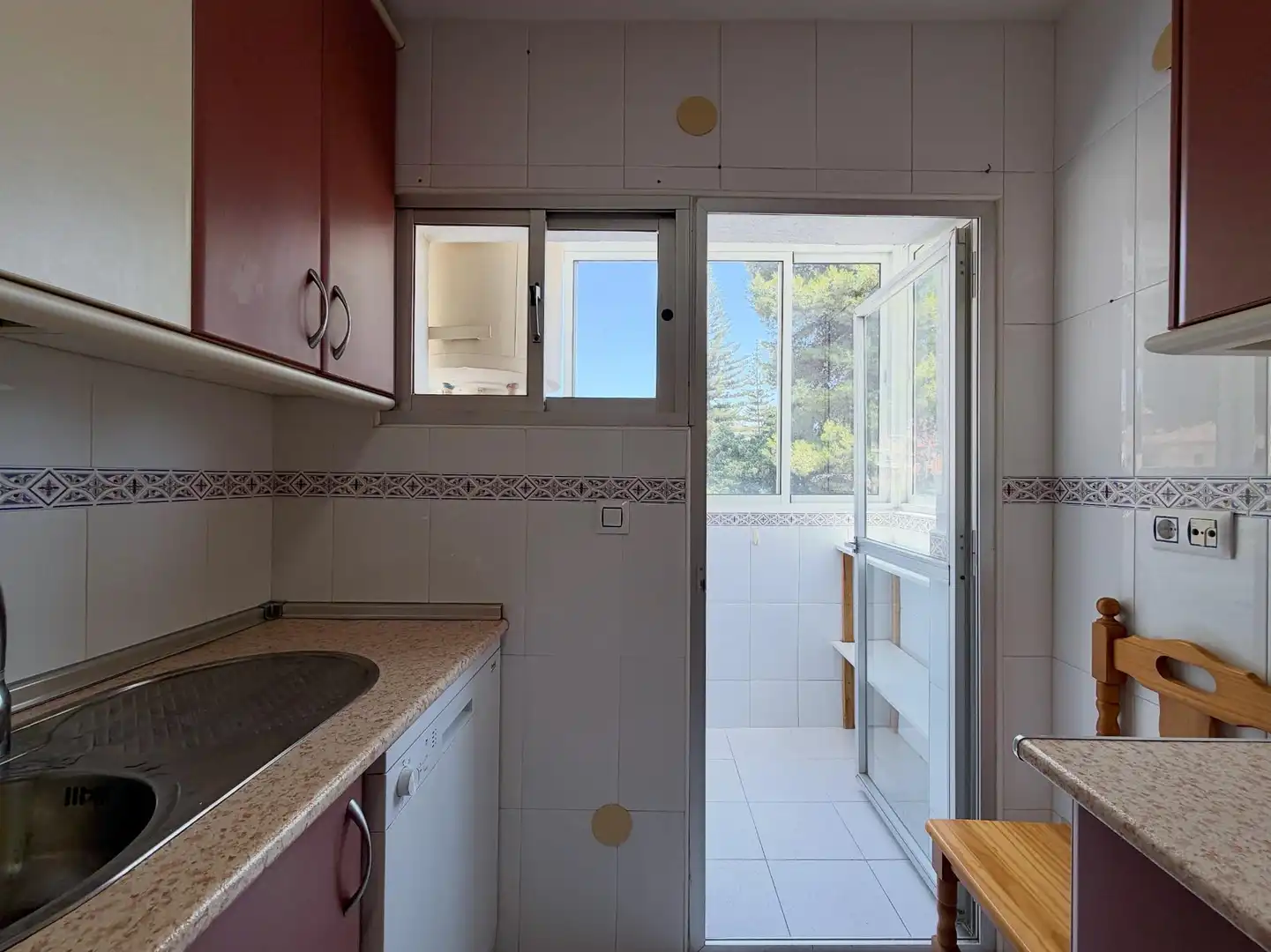 Kitchen of Apartments for sale in Mijas  with Air Conditioner, Private garden and Terrace