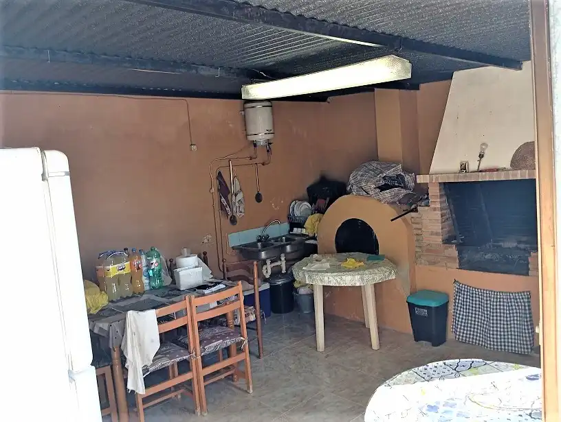 Cuina de Casa o xalet en venda en Elche / Elx amb Aire condicionat, Jardí privat i Terrassa