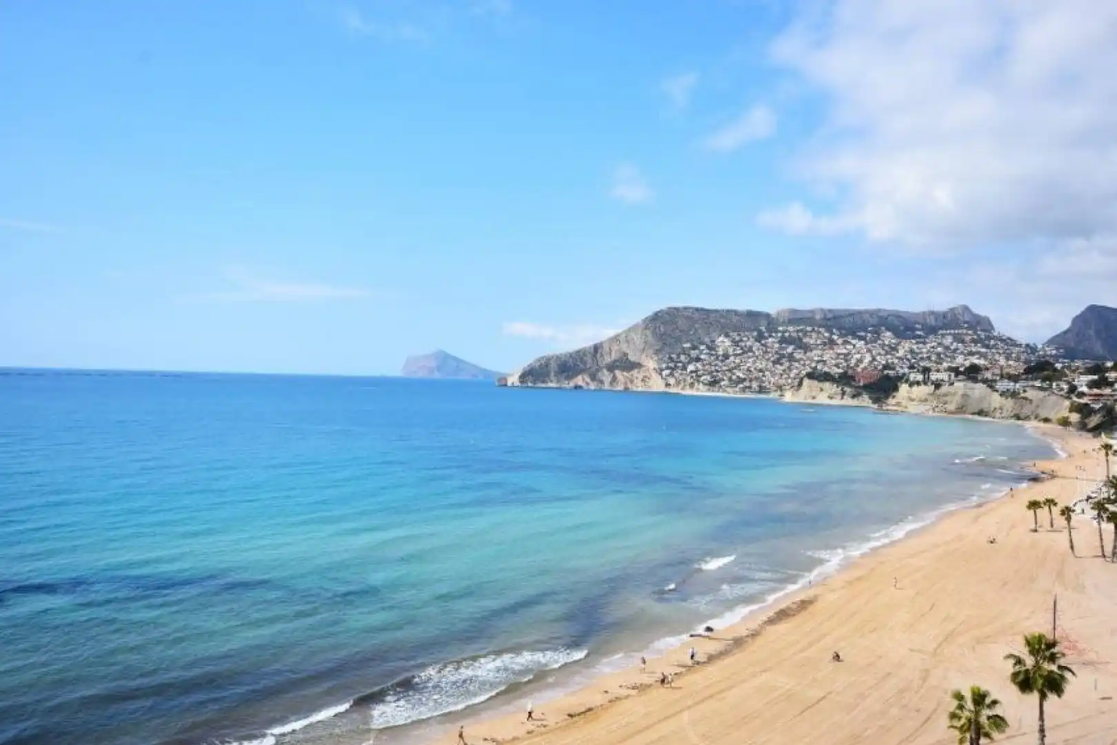 Außenansicht von Dachboden zum Verkauf in Calpe / Calp mit Klimaanlage, Heizung und Terrasse