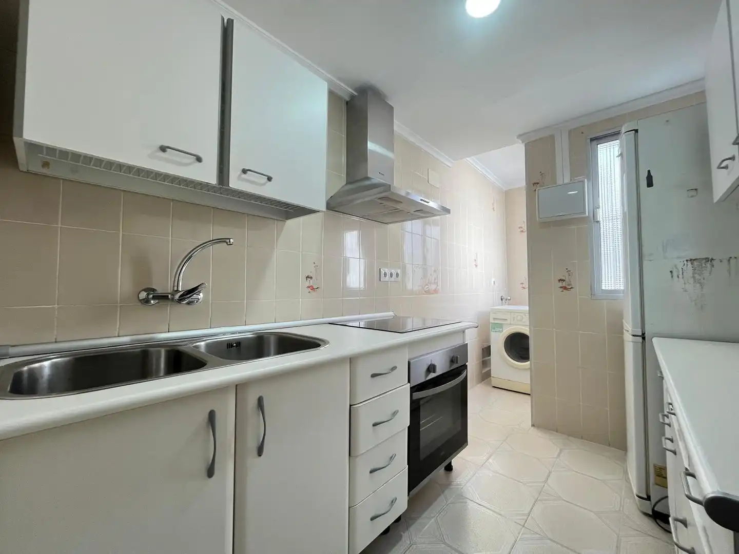Kitchen of Flat for rent in Dos Hermanas  with Air Conditioner, Terrace and Furnished