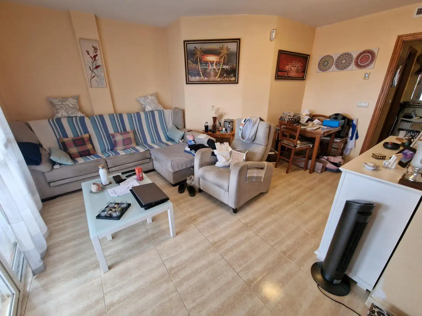 Sala de estar de Casa o chalet en venta en Águilas con Aire acondicionado y Terraza