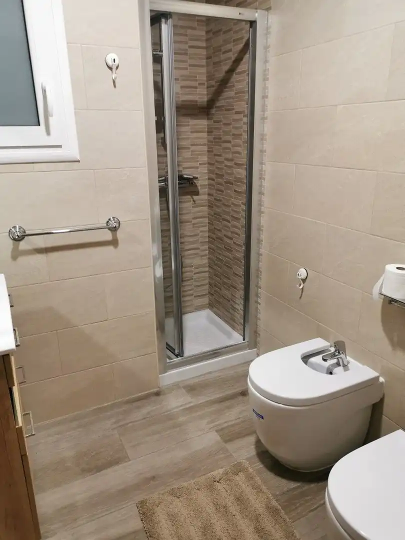 Badezimmer von Wohnung zum Verkauf in Mollet del Vallès mit Klimaanlage, Parkett und Abstellraum