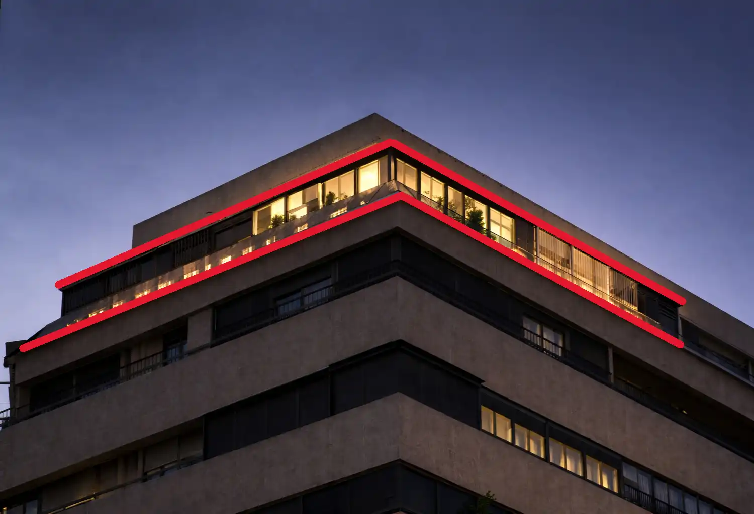 Vista exterior de Ático de alquiler en  Sevilla Capital con Aire acondicionado, Calefacción y Parquet