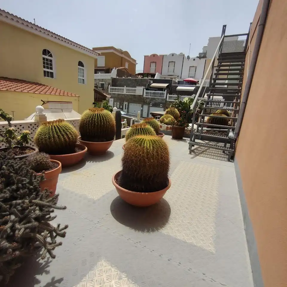 Terrasse von Haus oder Chalet zur Miete in Mogán mit Privatgarten, Terrasse und Abstellraum