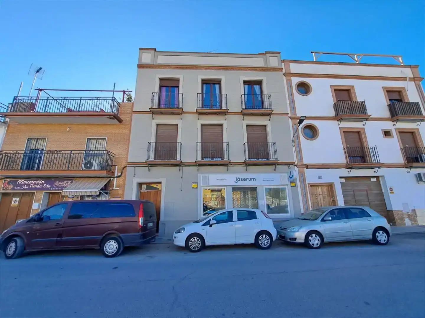 Vista exterior de Pis en venda en Camas amb Aire condicionat, Moblat i Balcó