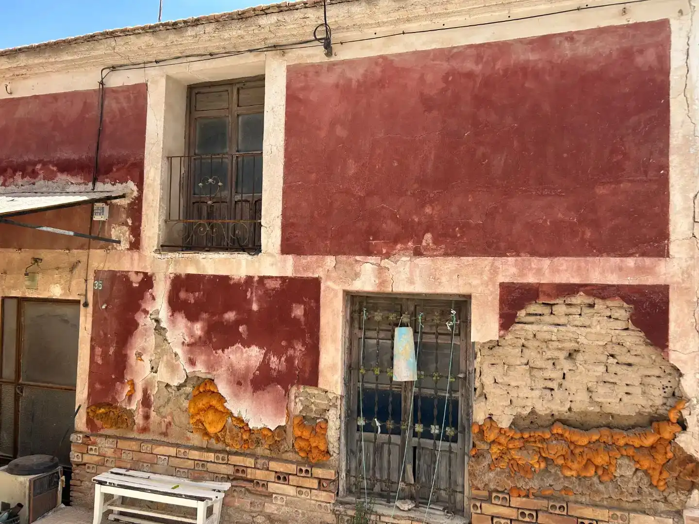Vista exterior de Casa adosada en venda en Murcia