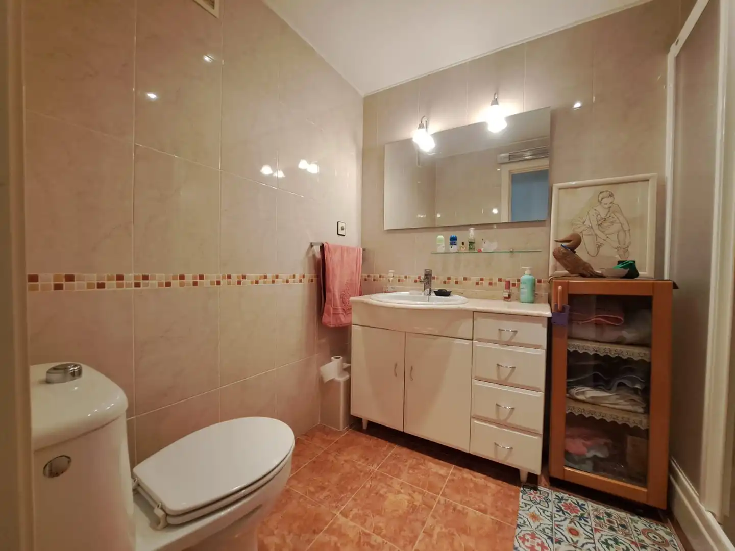 Badezimmer von Wohnung zum Verkauf in Murcia mit Klimaanlage, Heizung und Abstellraum