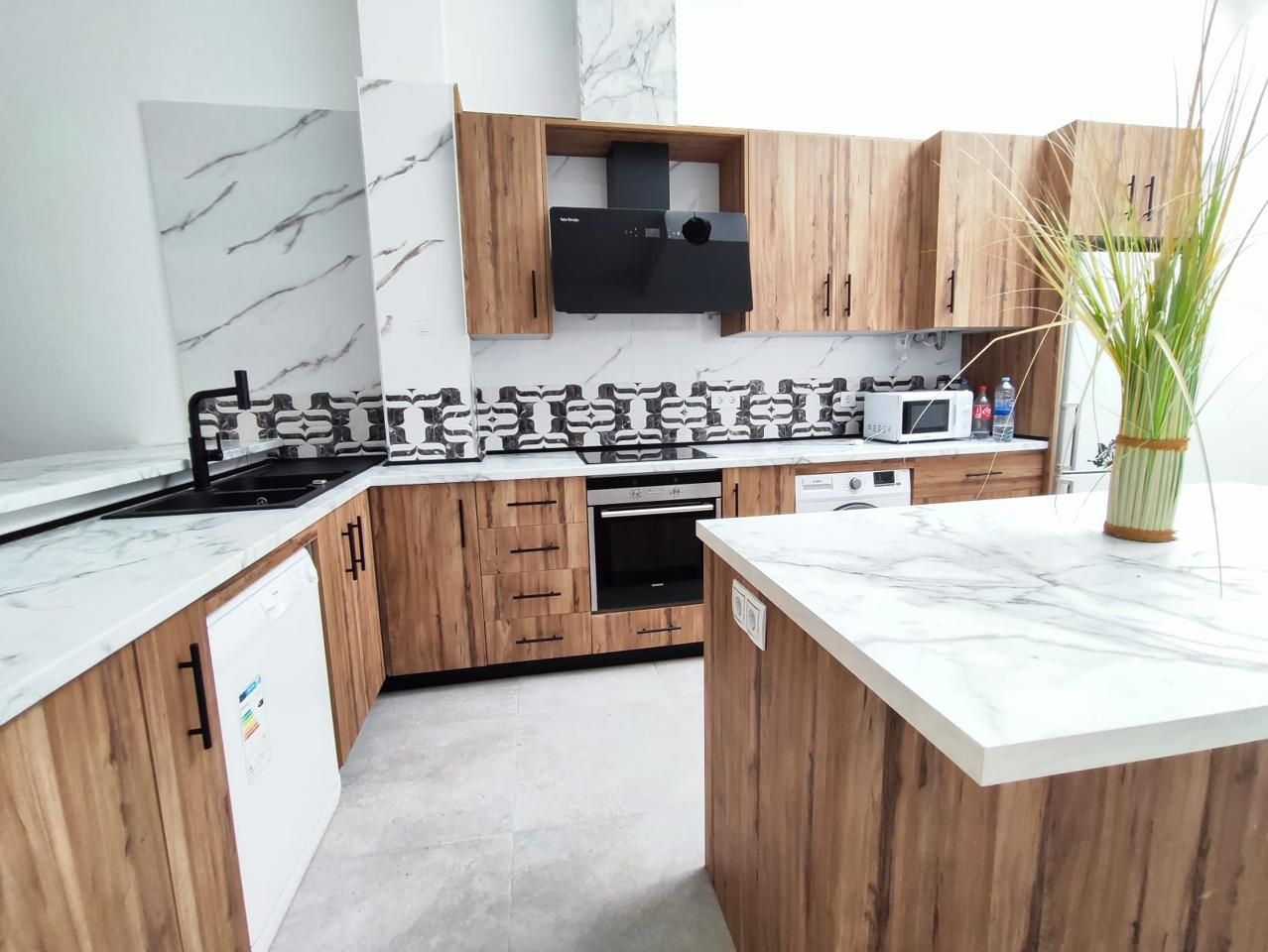 Kitchen of Flat for sale in  Albacete Capital  with Air Conditioner, Terrace and Storage room